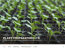 Tablet Screenshot of plantpropagators.com